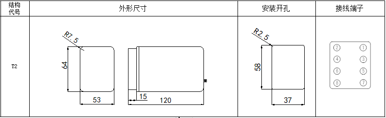 DX-30、DX-30J系列信號繼電器尺寸圖